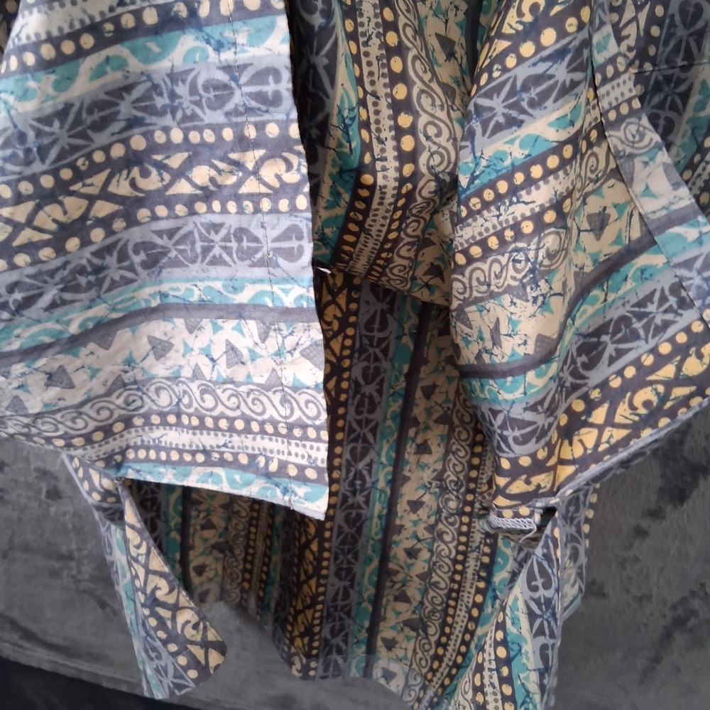 Vintage Tori Richard Men's XL Reverse Print All Over Hawaiian Popover Shirt - Picture 8 of 13